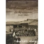 Témoignages de résistants